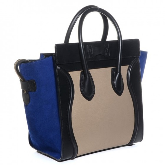 ❌ SOLD ❌ Celine Mini Tri-color Luggage Tote Bag - Picture 3 of 8